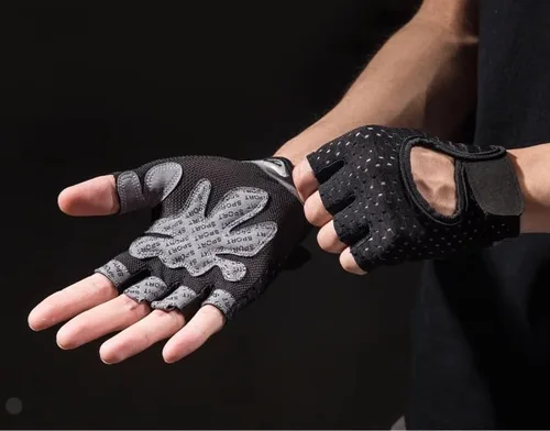 Miniatura 8 de INOGIH Guantes de gimnasio ligeros y transpirables sin dedos para mujer, guantes de entrenamiento para ejercicio y crossfit