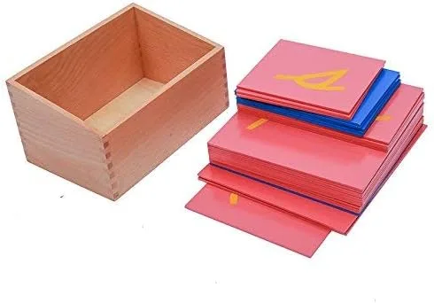 Miniatura 5 de DANNI Juguetes para bebés Montessori Language Lower Case Papel de lija Letras Cursiva Tablero de Rastreo Temprano Preescolar Cumpleaños