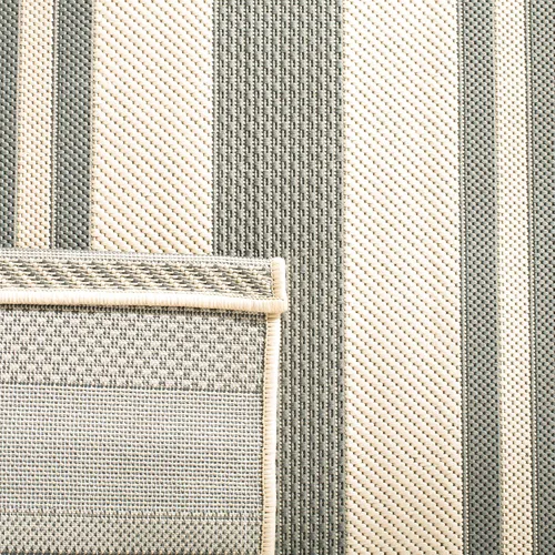 Miniatura 67 de SAFAVIEH Courtyard Collection - Alfombra decorativa, 2.3 x 5 pies, beige y verde oscuro, para interior/exterior, resistente a la intemperie