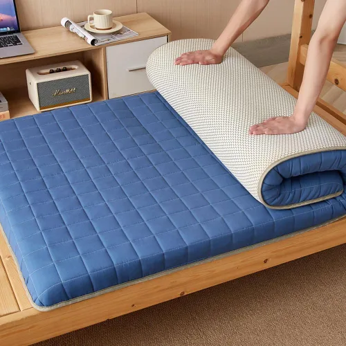 Miniatura 10 de Portable Sleeping Pad Japanese Futon Mattress,Travel Sleeping Tatami Mat Floor Lounger Guest Bed,Super Soft Mattress Topper Floor Sleeping Pad