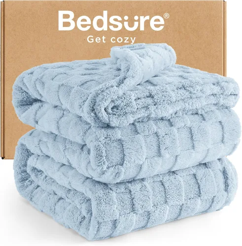 Miniatura 46 de Bedsure GentleSoft - Manta verde salvia para sofá, manta de forro polar a cuadros, regalos de Navidad para mujeres, hombres y niñas, bonita manta
