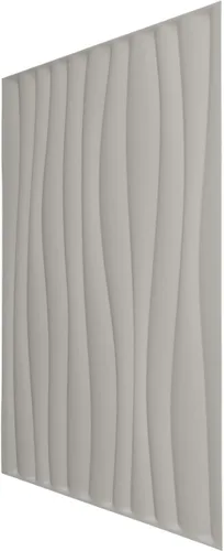 Miniatura 4 de Ekena Millwork 19 5/8 pulgadas de ancho x 19 5/8 pulgadas de alto Shoreline EnduraWall Panel decorativo de pared 3D, aluminio