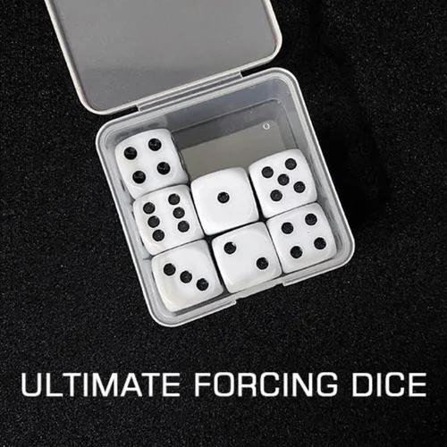 Miniatura 3 de SUMAG Ultimate Forcing Dice Trucos de magia Primer plano Sala Ilusiones Trucos Mentalismo Props Bar Trick Force Un número de dados de puntos mágicos