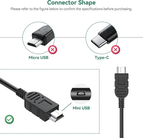 Miniatura 6 de Adaptador de 5 V + mini cable USB de repuesto para escáner FOXWELL NT301 NT201 NT510 NT604 NT624 NT630 OBD2 escáner de diagnóstico herramienta