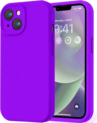 Miniatura 318 de LOVE 3000 Compatible con Funda para iPhone 15, [Cámara de Cobertura Completa de Silicona Suave] [Protección contra Caídas de 8 pies], Forro de Negro