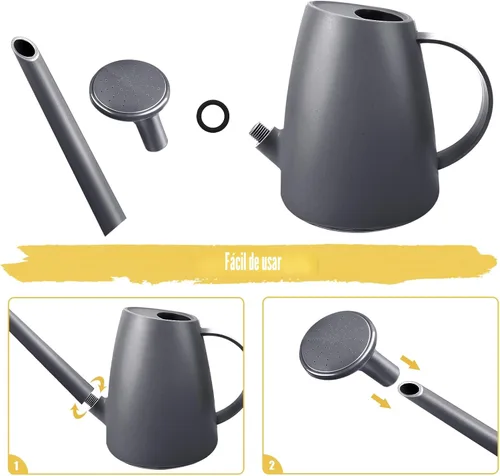 Miniatura 3 de Regadera para plantas de interior, pequeñas regaderas para plantas de casa, flor de jardín, lata de agua de boquilla larga para plantas de riego al