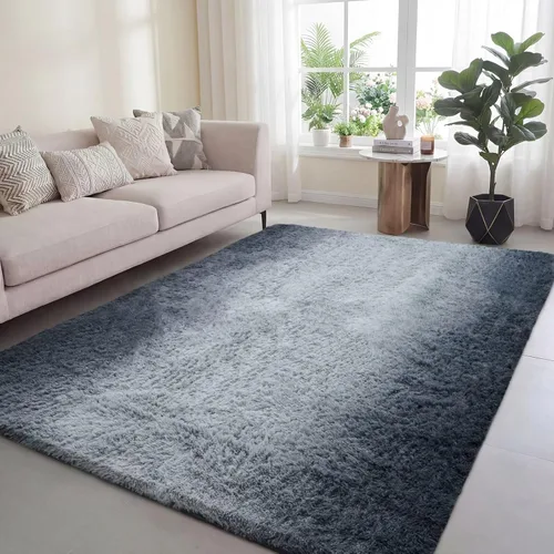 Miniatura 24 de Poboton Alfombras de área lavables a máquina de 8 x 10 pies para sala de estar, dormitorio, alfombra suave y esponjosa, alfombra de suelo