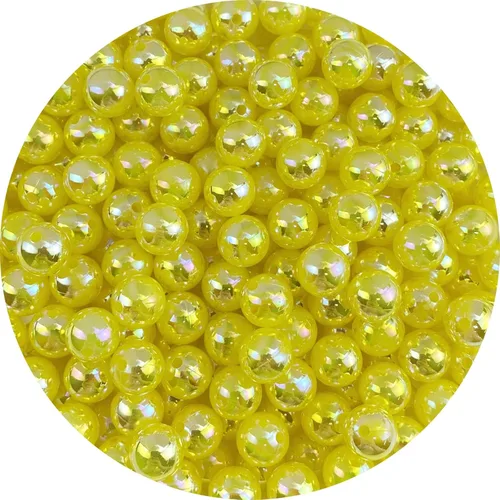Miniatura 11 de Jmassyang 200 cuentas de perlas brillantes de 0.394 pulgadas (0.394 in), color AB, redondas, de plástico, acrílico, espaciador, manualidades
