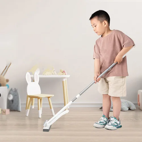 Trapeador de esponja de 49 pulgadas para niños, trapeador plano, mopa para limpieza de suelos de pared para lavado de techo, piso de madera dura,