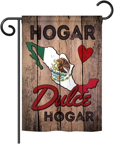 Miniatura 6 de Country Mexico Hogar Dulce Garden House - Juego de banderas de nacionalidad regional, nacionalidad internacional, mundo particular, área pequeña