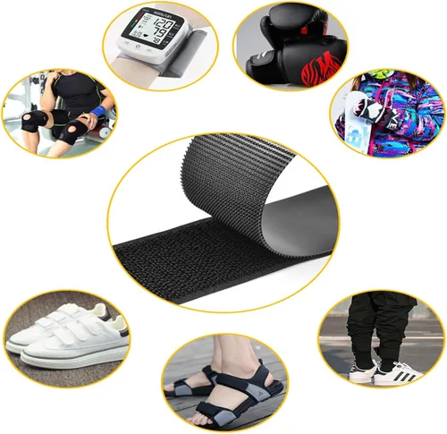 Miniatura 4 de Tiras de para coser de 2 pulgadas, no adhesivas, tiras de nailon, cinta de sujeción de tela, cinta entrelazada para manualidades de costura