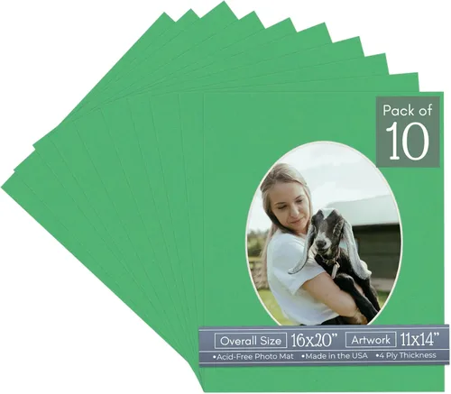 Miniatura 122 de CountryArtHouse Marco ovalado de ratán beige sin ácido, de 16 x 20 pulgadas, con núcleo blanco, corte biselado para fotos de 11 x 14 pulgadas, se