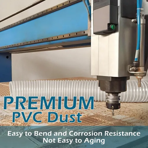 Miniatura 2 de PVC Dust Collection Hose 2.5" x 10',Black
