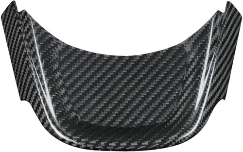 Miniatura 9 de Cubierta del panel del volante de fibra de carbono para Toyota Supra GR A90 MK5 (2019+) Borde del marco del volante, cubierta del botón del volante