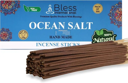Miniatura 74 de Bless International varillas de incienso 100 % natural hechas a mano, sumergidas a mano, el mejor aroma Incienso y mirra