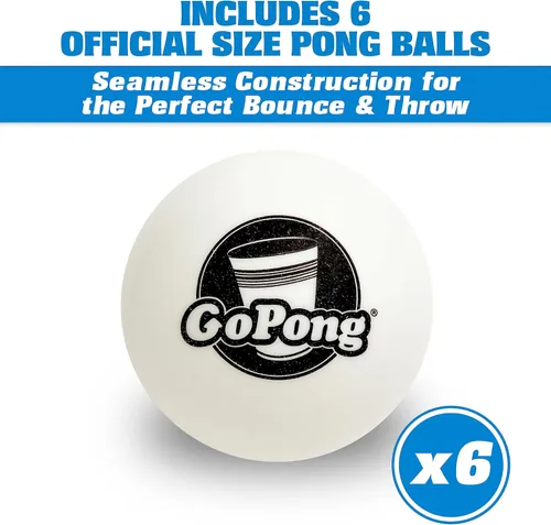 Miniatura 6 de GoPong 8 Foot Portable Beer Pong/Tailgate Tables (Black, Football, American Flag, or Custom Dry Erase)