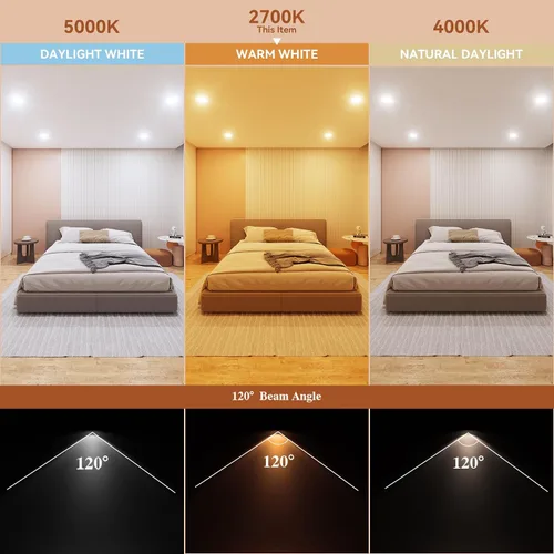 Miniatura 4 de comzler Bombilla LED GU10 regulable, equivalente a halógeno de 50 W, GU10 de 2700 K, luz blanca suave GU10, repuesto para iluminación de pista