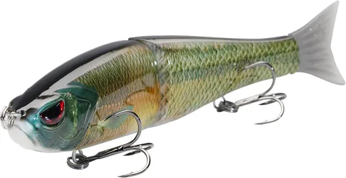 Miniatura 26 de Señuelos Bassdash SwimShad Glide articulados Swimbait Lubina Cachorro Salmón Trucha Almizclado Señuelo de Pesca Bajo Largemouth