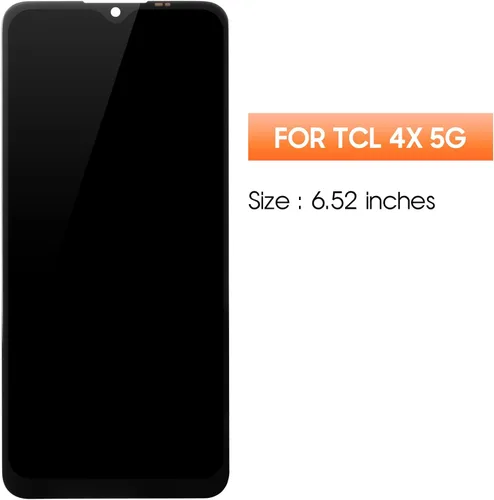 Miniatura 2 de Pantalla para TCL 4X 5G Reemplazo de pantalla para TCL T601DL CD Pantalla 4X 5G Pantalla táctil Digitalizador Asamblea Piezas de reparación (negro)
