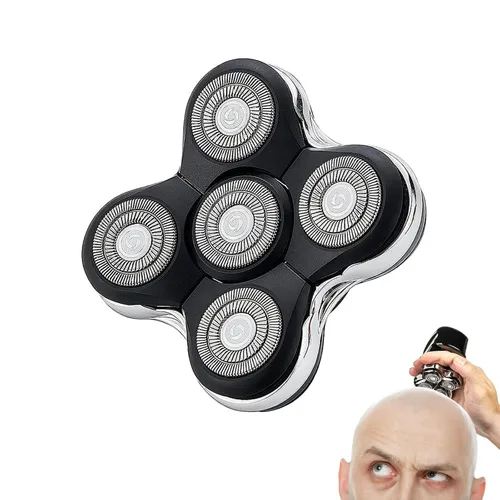 Miniatura 8 de Cabezal de repuesto para afeitadora de 5 cuchillas compatible con afeitadora de calavera para cabezas de afeitadora Pitbull Gold PRO/Pitbull