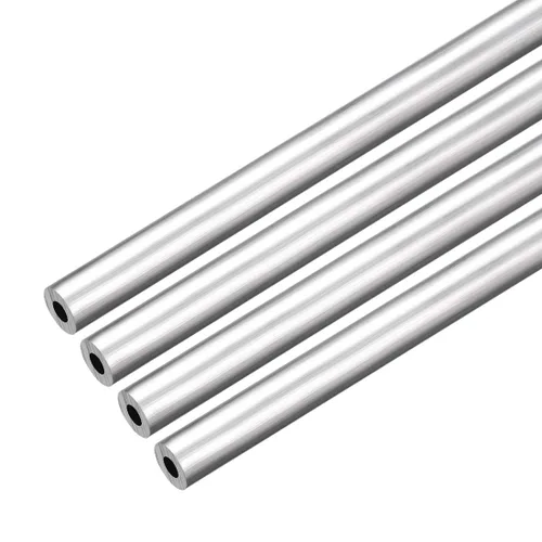 Miniatura 4 de uxcell 4 unids 6063 tubo recto redondo de aluminio sin costura 1 pies longitud 0.0975 pulgadas ID 0.39 pulgadas OD