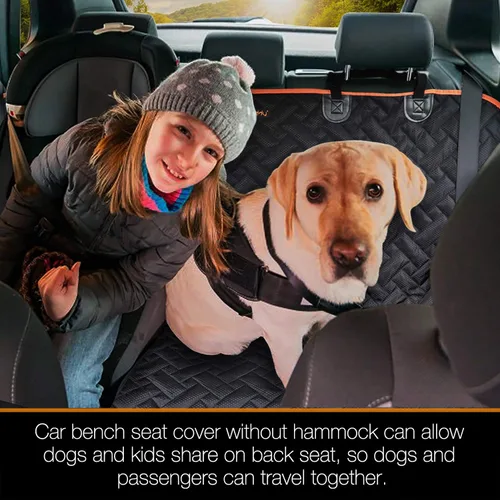 Miniatura 9 de Funda de asiento trasero resistente para camión, 100% impermeable y sin olor, protector de asiento de perro para F150 F250 Chevy Silverado Ram