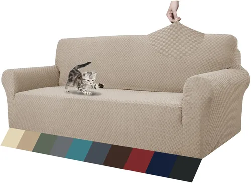 Miniatura 56 de Fundas elásticas 2025 para chaise longue de sofá seccional, funda individual para chaise longue removible y lavable, funda de repuesto para asiento