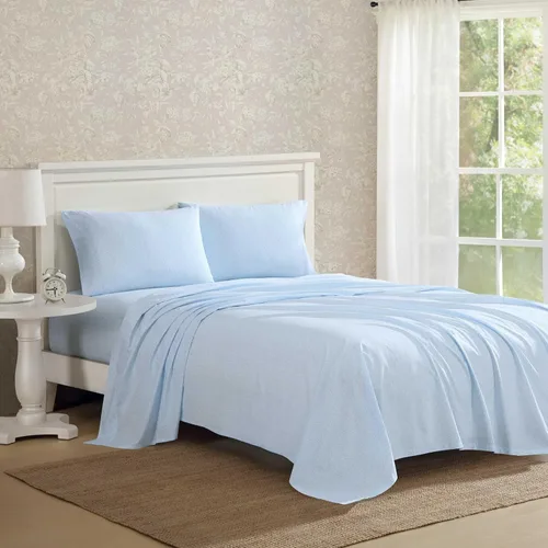 Miniatura 38 de Laura Ashley - Sábanas King, Juego de Ropa de Cama de Percal de Algodón, Ligero y Transpirable para el Hogar (Emogene Naranja Quemado, King)