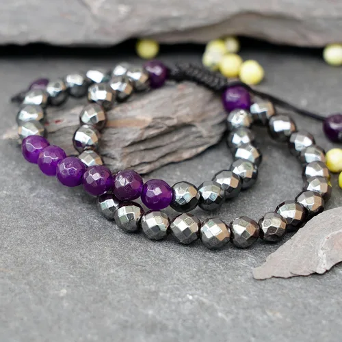 Miniatura 102 de Pulseras de cristal curativo para mujeres y hombres, espiritual, energía positiva y equilibrio, pulseras de cuentas de cristal natural hechas a mano