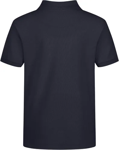 Miniatura 2 de Nautica Camisa polo de manga corta para uniforme escolar grande, cierre de botón, tela de piqué cómoda y suave