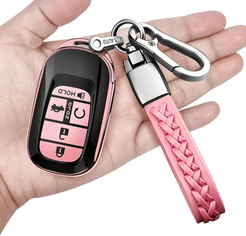 Funda para llavero Honda con llavero TPU suave de protección de 360 grados para Accord Civic HR-V CR-V Pilot Passport Sport SI EX EX-L Touring 2022