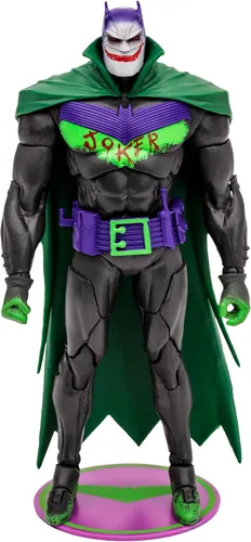 Miniatura 4 de McFarlane Toys - DC Multiverse Batman White Knight (Jokerized), figura de acción de 7 pulgadas, etiqueta dorada