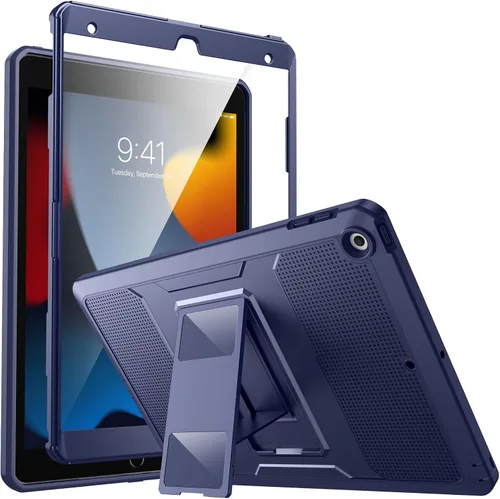 Miniatura 17 de MoKo Funda para iPad de 10.2 Pulgadas iPad 9ª Generación 2021/ iPad 8ª Generación 2020/ iPad 7ª Generación 2019, [Servicio Pesado] A Prueba