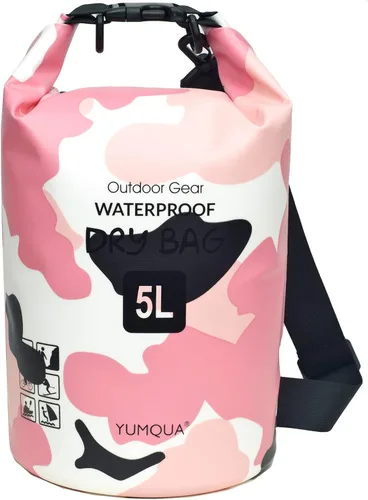 YUMQUA Bolsas secas impermeables 5L/10L/20L/30L/40L para mujeres y hombres, bolsa seca flotante enrollable bolsa de almacenamiento impermeable para