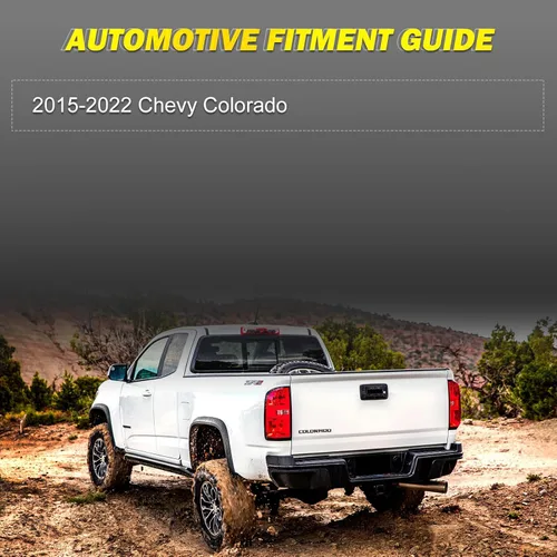 Miniatura 2 de Luz trasera para Chevy Colorado 2015-2022, lente roja, luces traseras estilo OEM, repuesto para 15-22, Colorado, 1 par 1 juego