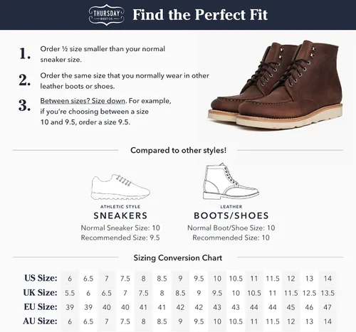 Miniatura 7 de Thursday Boot Company Diplomat Moc Toe - Botas de cuero para hombre