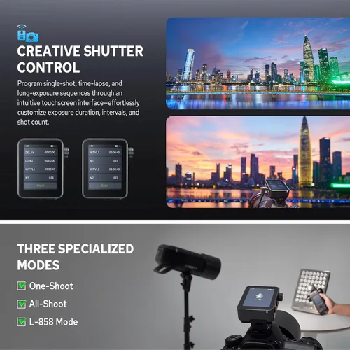 Miniatura 9 de GODOX X3 Pro C X3Pro-C TTL - Disparador de flash inalámbrico para Canon, Transmisor de flash inalámbrico 2.4G, Soporte para pantalla táctil