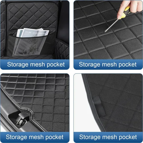Miniatura 6 de Topfit para Tesla Model Y Tapetes para maletero Forro impermeable para maletero Protector de asientos de coche para perros Tapete para todo