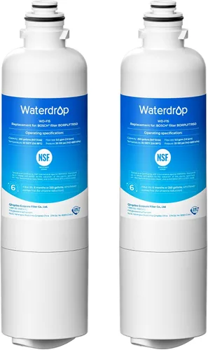 Miniatura 10 de Waterdrop 11032531 Filtro de agua para refrigerador, compatible con Bosch®, Ultra Clarity Pro®, filtro de agua Thermador®, repuesto para BORPLFTR50