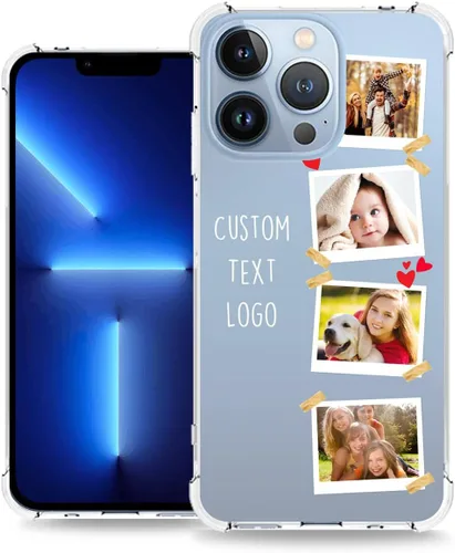 Miniatura 7 de Funda personalizada para Apple iPhone 13 Phone Mini Pro Max Promax con fotos personalizadas, imagen personalizada iP13, delgada, flexible, gel