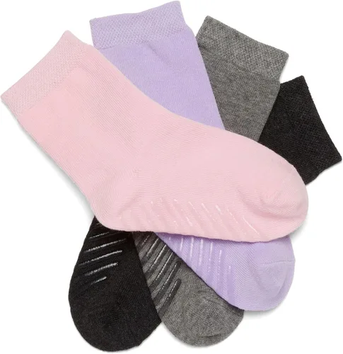 Miniatura 2 de Gripjoy Toddler Socks with Grippers, Non-Slip for Kids, Enhanced Stability, Comfortable Cotton - 4 Pairs
