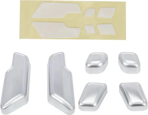 Miniatura 7 de Compatible con Mercedes Benz, Accesorios de Cubierta de Botón de Ajuste de Asiento de Puerta, Calcomanías de Botones de Ajuste de Asiento para Clase