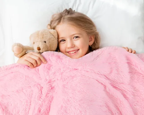 Miniatura 4 de BENRON Mantas de Tiro Rosa Claro, Suaves Peludas Difusas Sherpa Bonita Manta de Tiro Rosa Bebé Acogedora Mullida de Piel Sintética para Cama Sofá