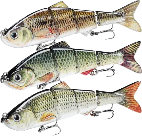 Miniatura 16 de TRUSCEND Swimmax - Señuelos de pesca realistas para agua salada y agua dulce, para trucha lucioperca, lucio, salmón azul, cebo, pesca de lubina