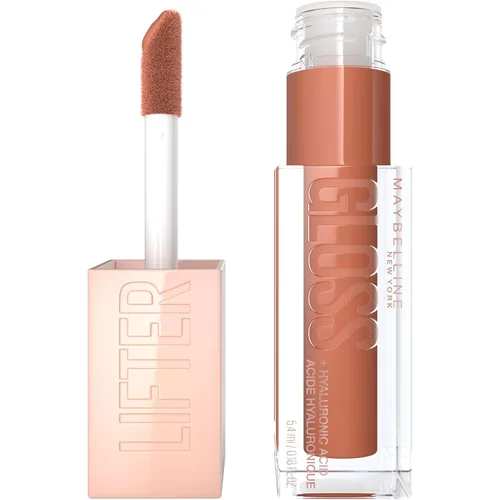 Miniatura 33 de Maybelline Lifter Gloss, Brillo de Labios Hidratante con Ácido Hialurónico, Alto Brillo para Labios Más Llenos, Perla, Perla Plateada Transparente