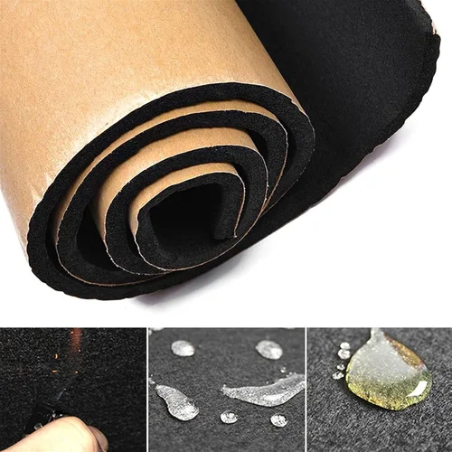Miniatura 6 de Heat Shield Automotive 1Roll 30cmx50cm Car Sound Proofing Deadening Anti-Noise Insulation Cotton Heat Closed Interior Accessories
