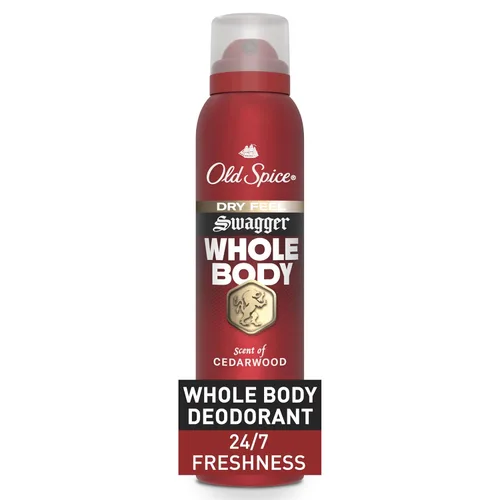 Miniatura 15 de Old Spice Desodorante en aerosol para todo el cuerpo para hombres, sin aluminio, aroma a lavanda y menta, protección contra olores 24/7, frescura
