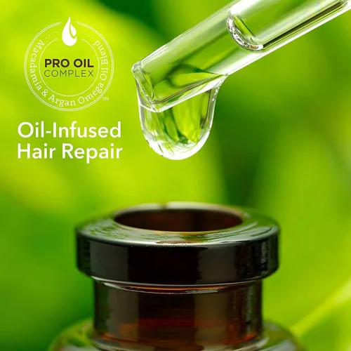 Miniatura 5 de Macadamia Professional Champú nutritivo reparador para el cabello, limpiador hidratante de aceite de argán para el cuidado del cabello seco dañado