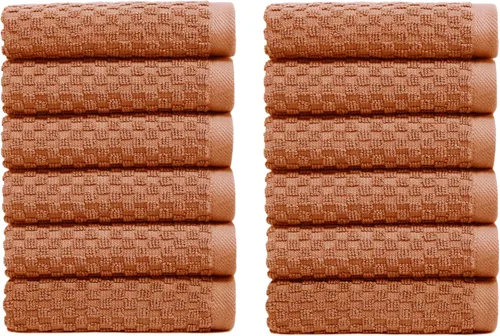 Miniatura 9 de COTTON CRAFT Sábanas de Baño con Tejido de Gofre - Juego de 2 Sábanas de Baño de Lujo Estilo Spa Europeo con Tejido de Gofre - Sábana de Baño de Gris