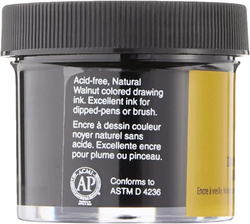 Miniatura 2 de Daniel Smith Tinta de nuez, tarro de 2 onzas, tinta de nuez, 284270001
